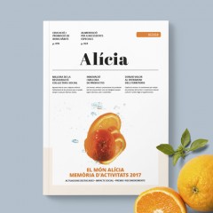 Fundació Alícia – Memòria 2017 Fundació Alícia – Memòria 2017